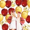 Graduation Decorations Red Gold 2025/Red Party Decorations/Valentines Day Backdrop USC