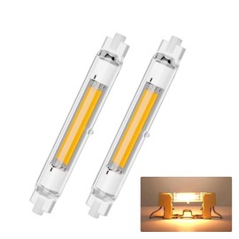 GFDYTG R7S LED 78mm Dimmbar,R7S LED 78mm 20W Lampen Ersatz für 200W Halogenstab,R7S LED COB Glühbirne Warmweiß 3000K 2000LM Kein Flackern,360° Strahlbeleuchtung,AC 220-240V,2er Pack