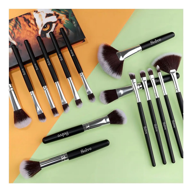 Kit De Brochas De Maquillaje Profesional 32 Piezas Solve