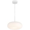 Possini Euro Design Sandringham 13 3/4" Wide Sanded White LED