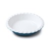WM Bartleet & Sons 1750 Crinkle Rim Pie Dish (Blue)