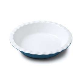 WM Bartleet & Sons 1750 Crinkle Rim Pie Dish (Blue)