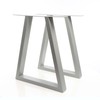 Table Runners Table Frame Industrial Trapezoid Set of 2 Steel