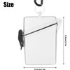 GOUDOGEDC Transparent Waterproof ID Card Badge Holder with Lanyard and