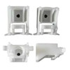 Track and Blind Support Brackets White Caravan Window Curtain Track
