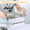 CODOHI 2 Pack Lasagna Pan with Lid 3.9 Inch Deep,