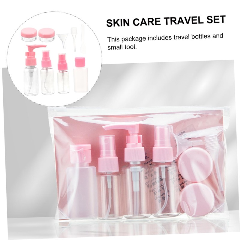 FRCOLOR Shampoo Lotion Travel Bottles Set 10 Pcs Refillable Toiletry