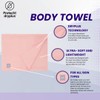 PROTECHT DRYPLUS Microfiber Body Towel - Pink | Compact, Ultra-Lightweight,