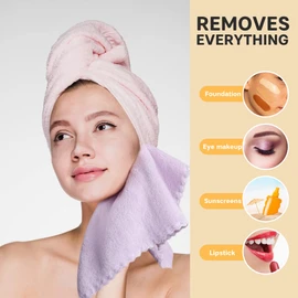 SUNLAND Microfiber Face Cloth Reusable Makeup Remover Facial Cleansing Towel Ultra Soft Face Washcloth 12inchx12inch 12 Pack Multicolor