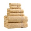 Superior Collection, 100% Premium Long-Staple Combed Cotton, 6-Piece Towel Set,