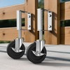 2 Pack Spring Loaded Adjustable Gate Wheel, 4 Inch Gate
