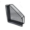 Huron Magazine Storage Holder, Black Steel Mesh