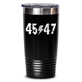 Trump 2024 45 47 Tumbler Insulated 20oz MAGA Republicans Election Political Politics Parody Cool Funny