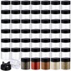 Yiyiring 50 Pack 4 oz Spice Jars Plastic Clear Empty
