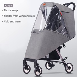 Pushchair Rain Cover Universal Rain Cover Rain Cover with Viewing Window Breathable Rain Cover Rain Cover Rain Cover with Good Air Circulation Non-Toxic Wind Protection Cold Protection for Buggy