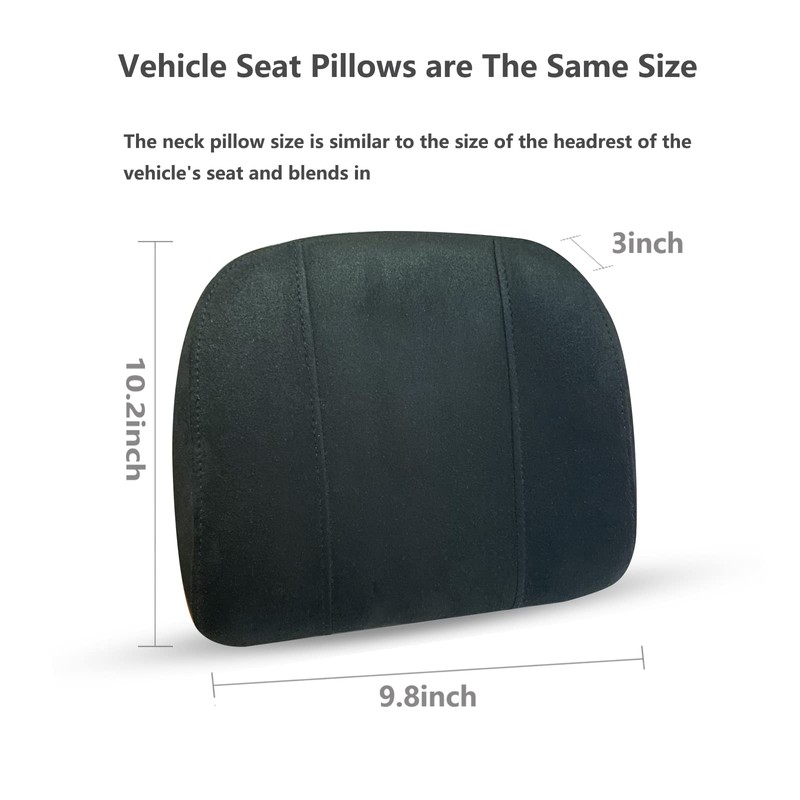 Forbell Premium Memory Foam Car Neck Pillow with Washable Cover