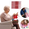 9Pcs Crochet Hook Set Aluminum Body Silicone Wrapped Handle 2