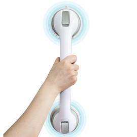 Shower Grab Bars, Suction Cup Grab Bar for Bathtubs Showers for Wall, Duty Shower Handle Removable, Bathroom Safety Grip