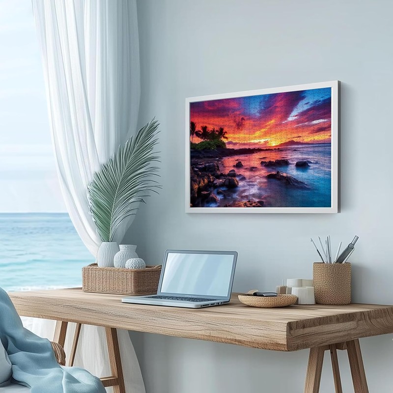 2000 Piece Jigsaw Puzzle for Adults – Maui Island Sunset