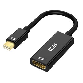 ICZI Mini DisplayPort HDMI Adapter, 4K@30Hz Mini Displayport for MiniDP (Thunderbolt Port Compatible), MacBook Air/Pro, iMac, Mac mini, Surface Pro/Dock and More HDMI Converter Adapter