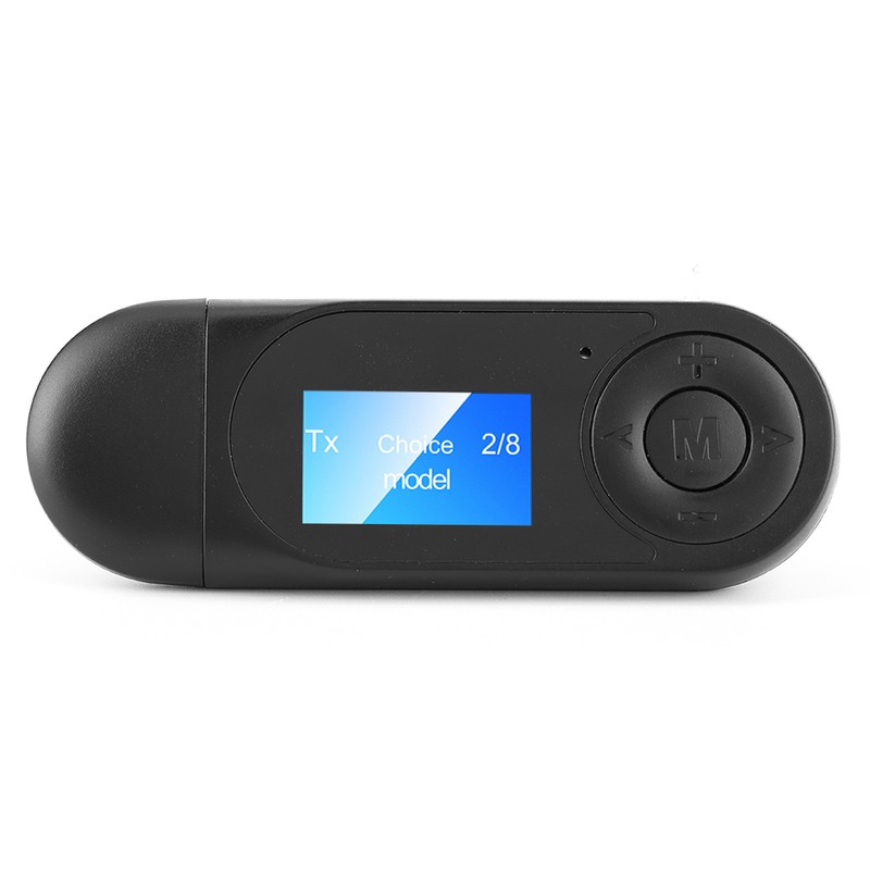 Bluetooth 5.0 Audio Adapter Wireless Transmitter Receiver with LCD for