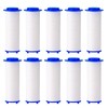 10pcs Showerhead Filters，2.4x0.95 Inch PP Cotton Shower Head Filter， Replacement