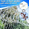 Hoolerry 410Ft Razor Wire Fencing Concertina Barbed Wire Fence Galvanized