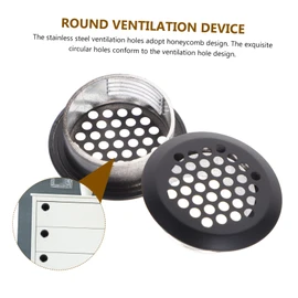 COHEALI 8Pcs Round Air Vent Holes for Cabinets Wardrobe Vent Covers with Breathable Design Easy Installation for Efficient Air Circulation and Odorless Environment