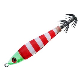 Glory Fish LU-075 Ika Metal Lead Nosutte No. 20 Red Zebra Glow