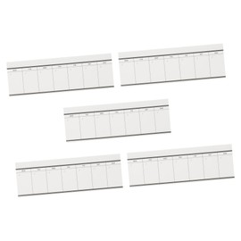 FUNOMOCYA 5pcs Business Notebooks for Management Simple Schedule Planning Memo Books for Office School Use Creative Design for Organizing Appointments Responsibilities