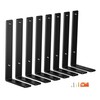 NEODROP 8-Pack 12 Inch Heavy Duty Shelf Brackets, Premium Floating