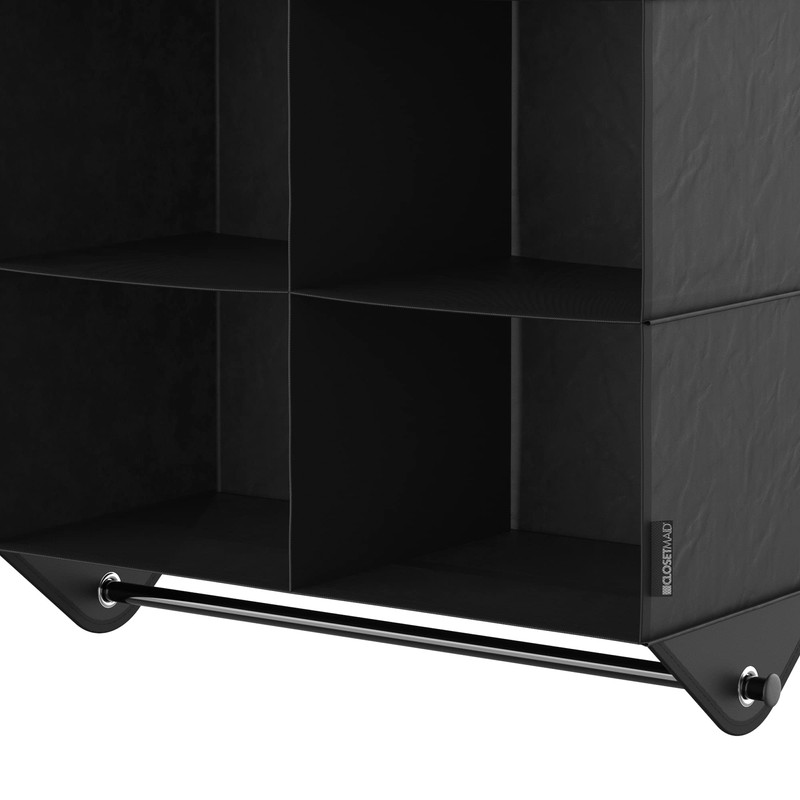 ClosetMaid 6-Shelf Fabric Hanging Closet Organizer with Garment Rod for