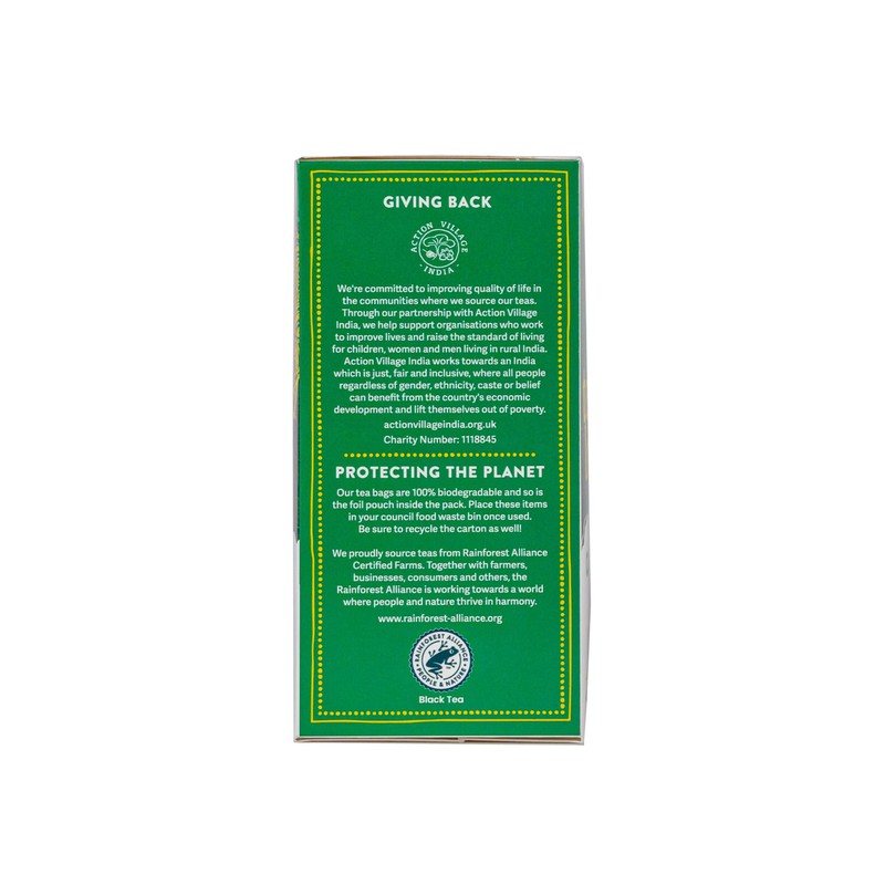 Tea India Chai Tea Bags (4 Packs of 40 Biodegradable