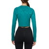 Body Glove Women's Standard Let It Be Long Sleeve Crop