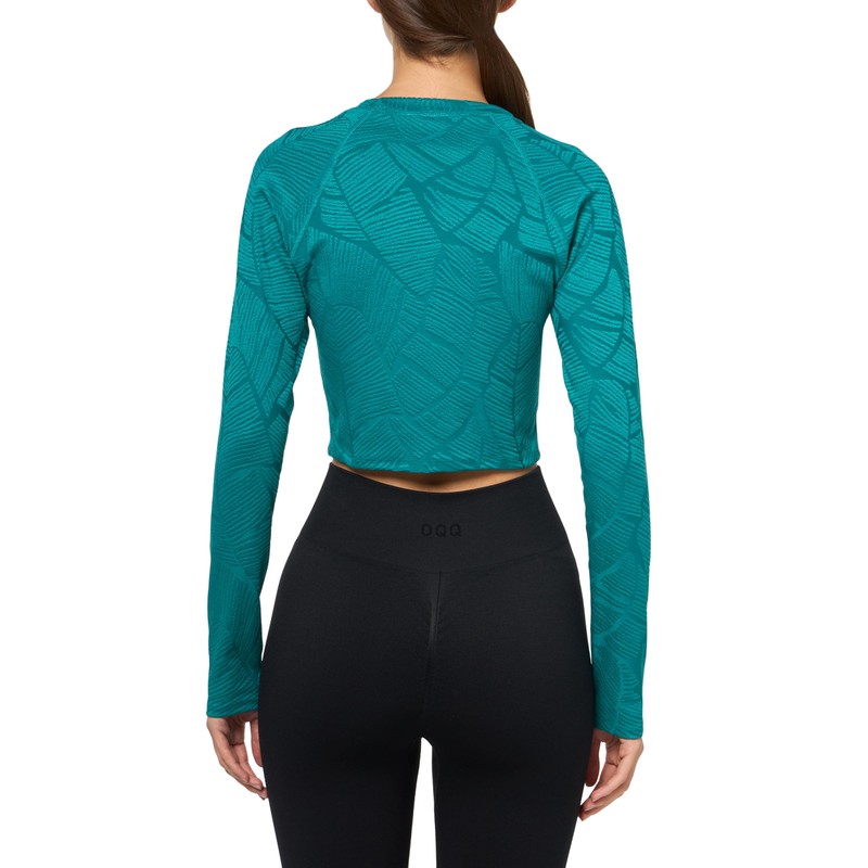 Body Glove Women's Standard Let It Be Long Sleeve Crop
