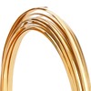 BENECREAT 6 Gauge 16 Feet Half Round Copper Wire Brass