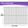 For Weber 7528 7524 19.5" Grill Grates for Weber Genesis