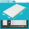 Chiligent Window AC Side Panels, 17" H × 19.25" W