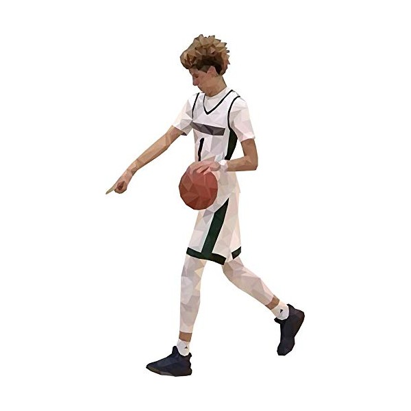 MAGNET Lamelo Ball From Half Court Low Poly Magnet Decal