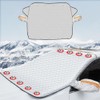 nacyvcos Car Freeze Protection Cover, Windshield, Anti-Freeze Sheet, Car 9