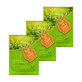 Entel Moisture Face Pack Disposable Essence Care Toner Mask Pack Green Tea 10 sheets 3 sets / 엔텔 수분 얼굴팩 일회용 에센스케어 토너 마스크팩 그린티 10매 3세트