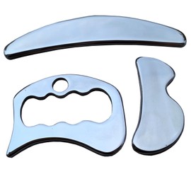 NCCYOOT Stainless Steel Gua Sha IASTM tool gua sha scraping massage tool for soft tissue mobilization tool physical therapy(lianshanB)…