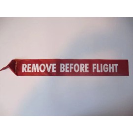 Edge REMOVE BEFORE FLIGHT STREAMER 12" Long x 3" Wide NAS1756-12 USA MADE WITH CERTS