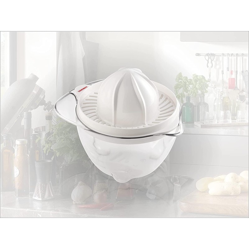 Leifheit Comfortline Citrus and Fruit Juicer Press Plastic White