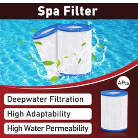 StreytoTek 4 Pcs PDM28 Spa Filter, Compatible with Dream Maker Hot Tub