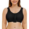 BRABIC Front Closure Compression Mastectomy Everyday Bra for Women Post