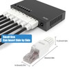 VCELINK Conector RJ45 sin herramientas, enchufe de terminación de campo
