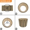 Modern bamboo lamp shade for table lamps and floor lamps