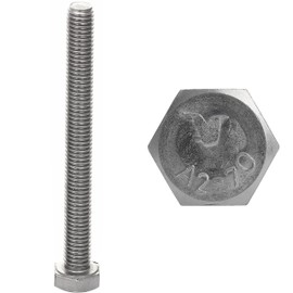 Hexagon Screws M8 x 30 Stainless Steel (Pack of 10) DIN 933 Threaded Screws Hexagonal FASTON®