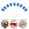 Healifty Hisopos Dental Hisopos Espuma Bucales Oral Desechables Azul 100